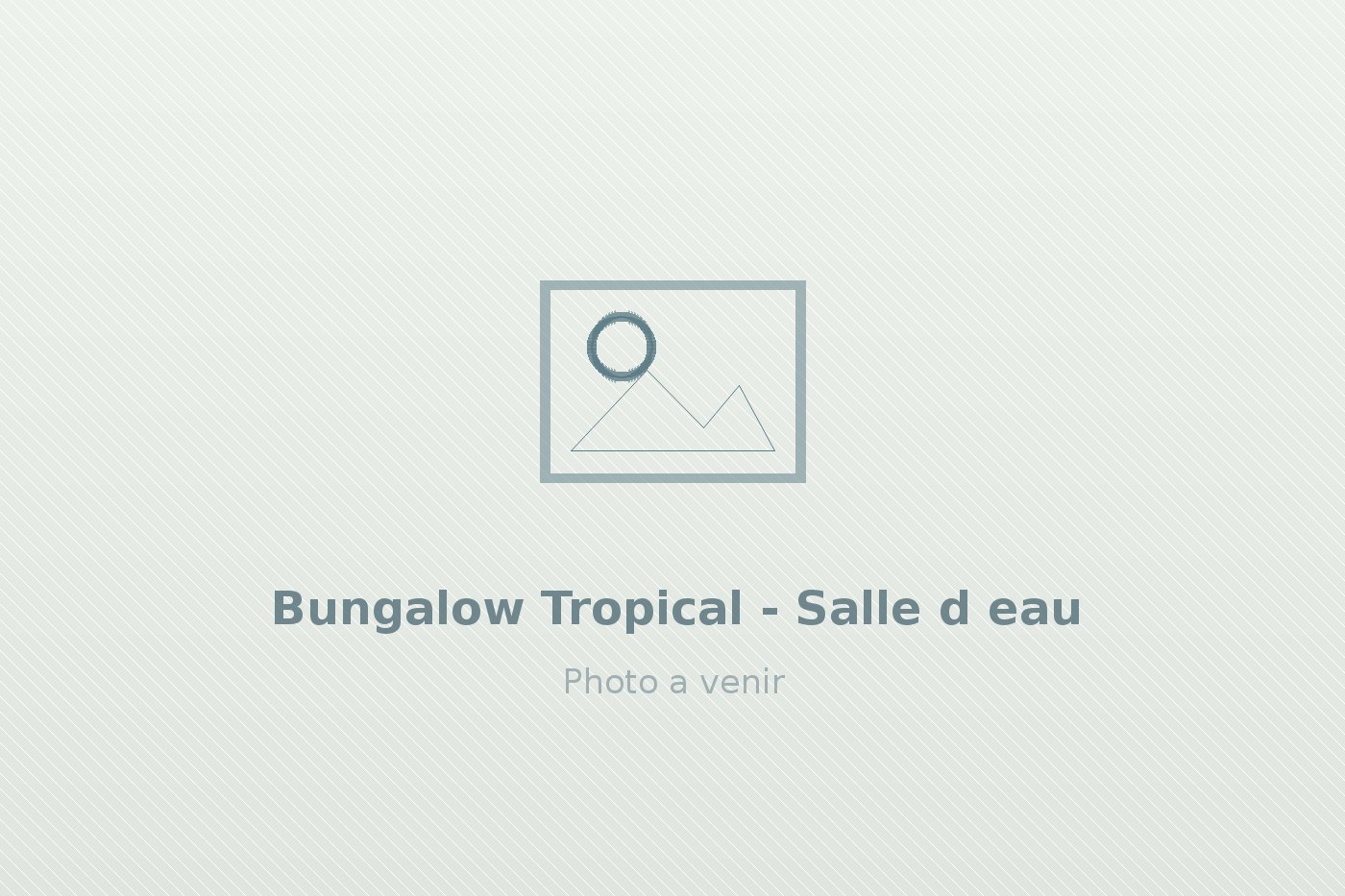 Bungalow Tropical - salle d eau