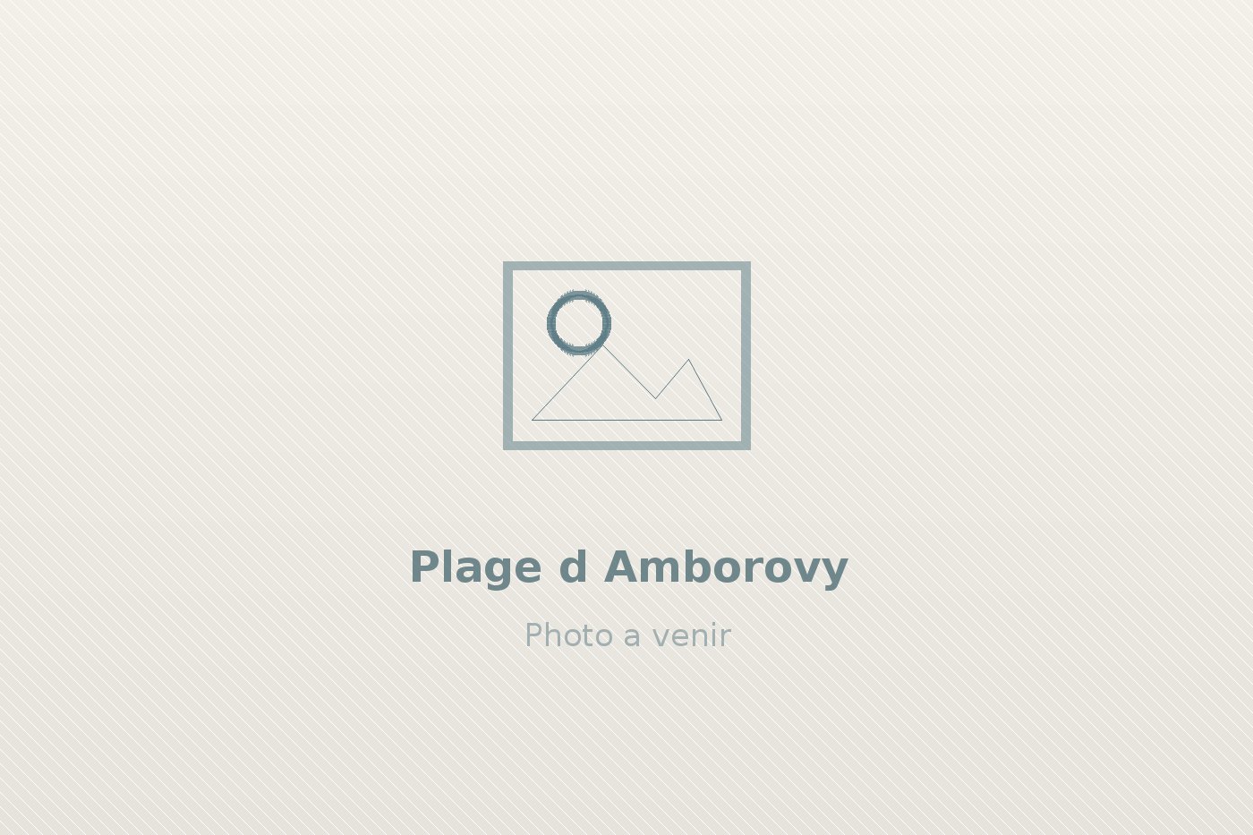 La plage d Amborovy
